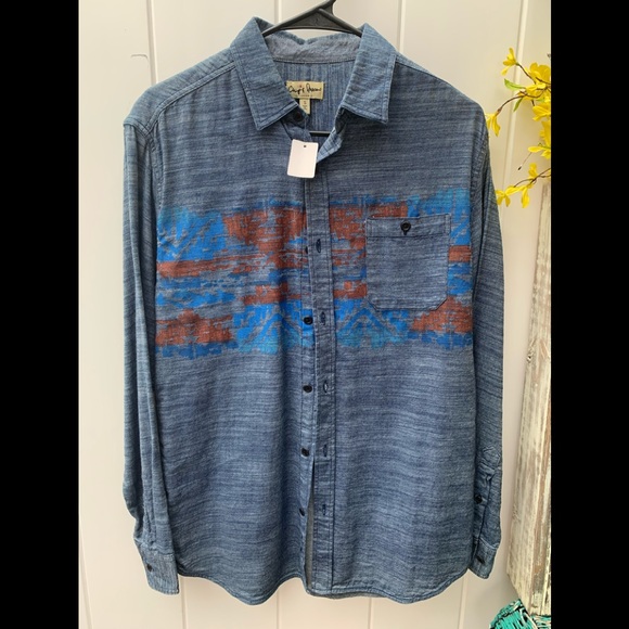 Chip & Pepper size small button up western blouse - Picture 3 of 8